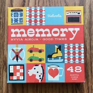 MEMORY Matching Card Game from Finland